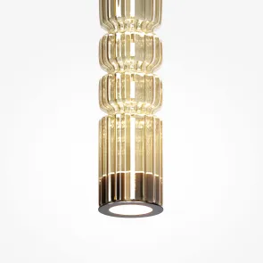 Viseča svetilka MOD272PL-L12BS3K LED | Zlata viseča svetilka
