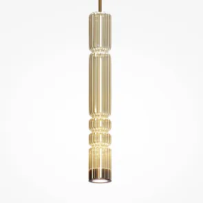 Viseča svetilka MOD272PL-L12BS3K LED | Zlata viseča svetilka