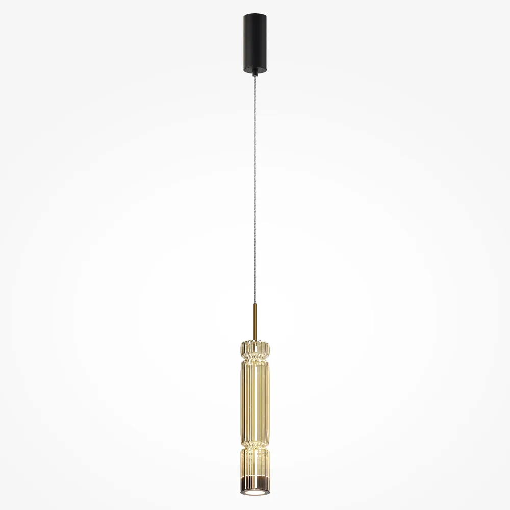 Viseča svetilka MOD272PL-L12BS3K1 LED | Zlata dizajnerska svetilka