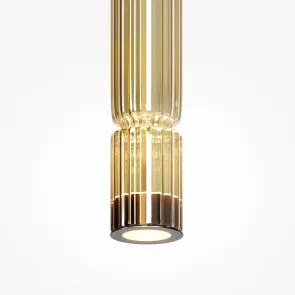 Viseča svetilka MOD272PL-L12BS3K1 LED | Zlata dizajnerska svetilka