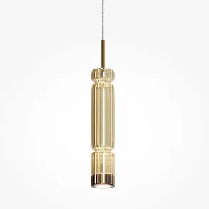 Viseča svetilka MOD272PL-L12BS3K1 LED | Zlata dizajnerska svetilka