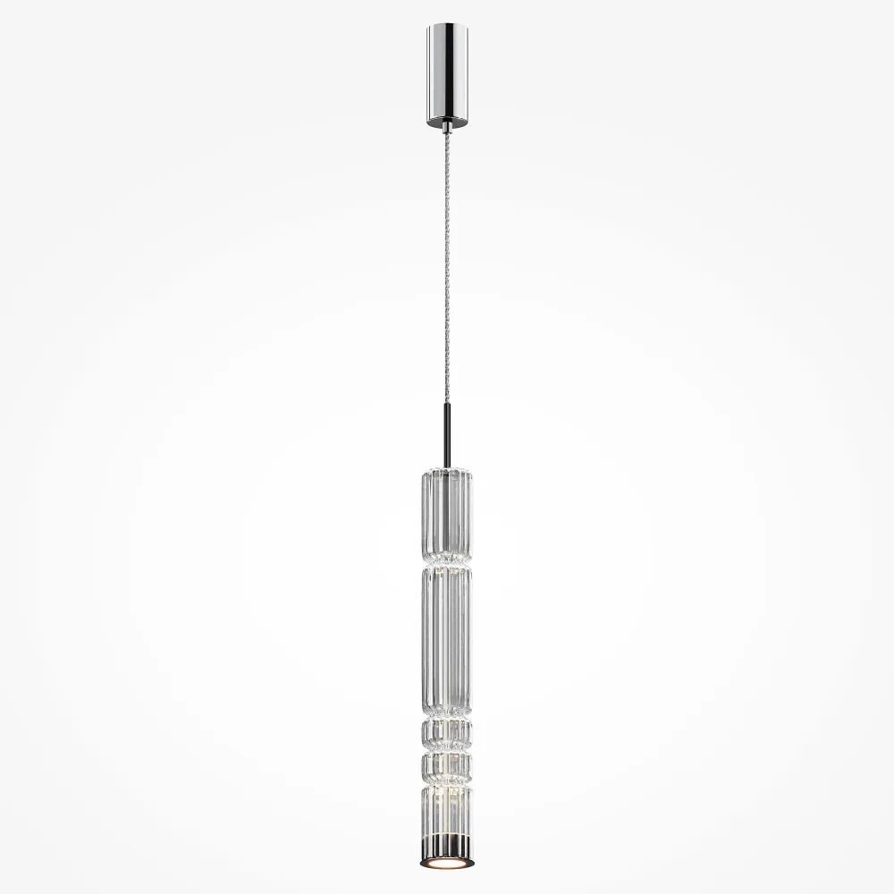 Viseča svetilka MOD272PL-L12CH3K LED | Krom viseča svetilka