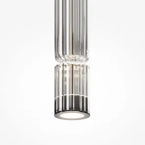 Viseča svetilka MOD272PL-L12CH3K1 LED | Krom dizajnerska svetilka