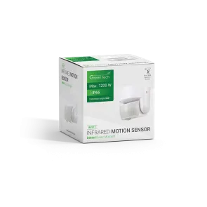 GREEN TECH Infracrveni nadgradni senzor gibanja Green Tech IMS11, IP65, 360°