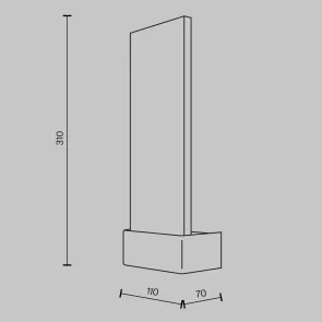 Wall Light MOD318WL-L3BS3K LED 3000K | Decorative Brass Wall Lamp