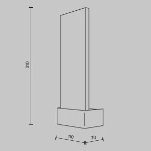 Wall Light MOD318WL-L3CH3K LED 3000K | Decorative Chrome Wall Lamp