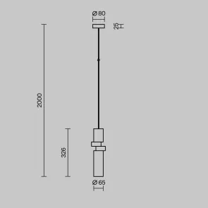 Pendant Light MOD303PL-01CFL3 | Modern Designer Hanging Lamp