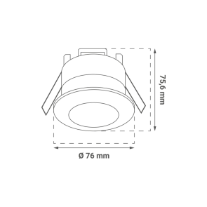 GREEN TECH Infrared Built-in Motion Sensor Green Tech IMS41, IP20, 360°