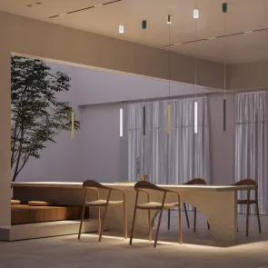 Viseča svetilka MOD159PL-L6B4K2 | Moderna črna LED svetilka 4000K