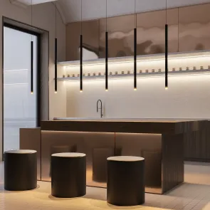 Viseča svetilka MOD160PL-L6W4K1 | Moderna bela LED svetilka 4000K