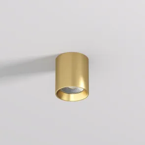 Surface ceiling light 10W 3000K satin brass SHINE (DK/EU-2610-SB)