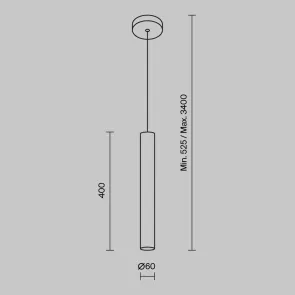Pendant Light MOD161PL-01W1 | Modern White Minimalist Pendant Lamp
