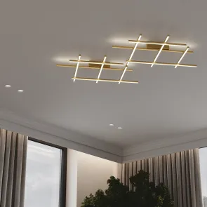 Lestenec MOD278CL-L50G3K | Moderna zlata LED svetilka