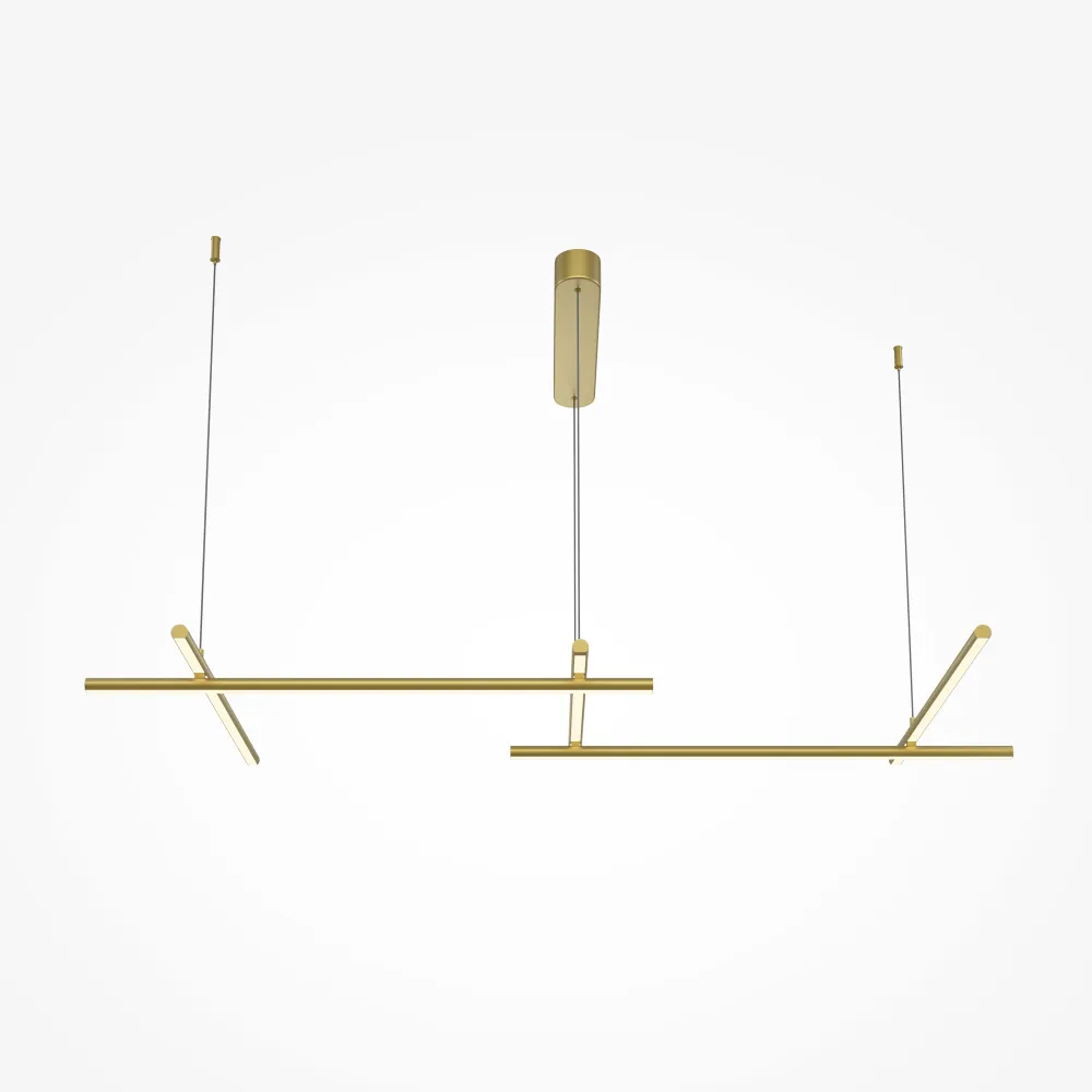 Viseča svetilka MOD278PL-L50G3K | Moderna zlata LED svetilka