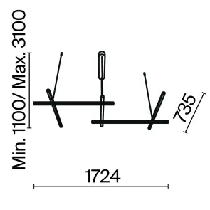 Pendant Light MOD278PL-L86G3K1 | Modern Gold LED Pendant Lamp