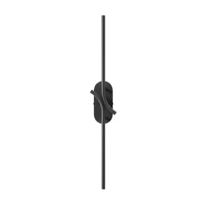 Stenska svetilka MOD256WL-L5B3K | Moderna črna LED stenska svetilka