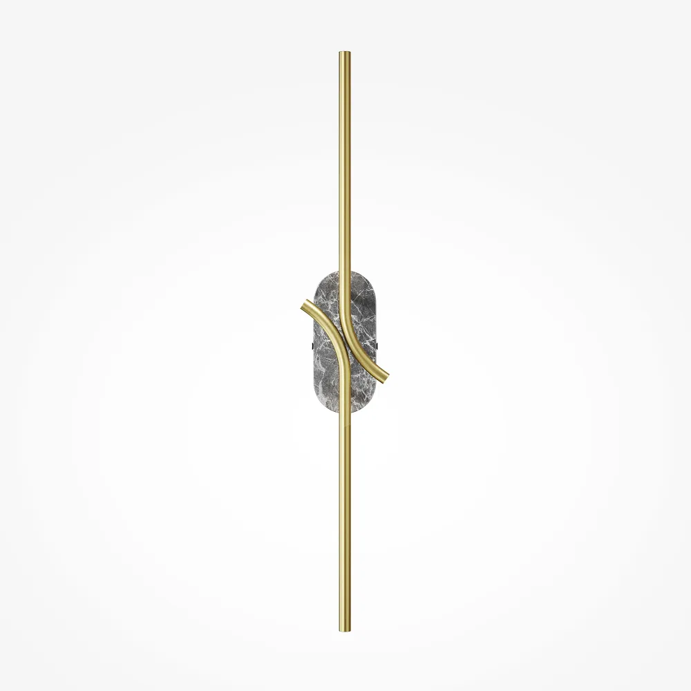 Wall Light MOD256WL-L5BS3K2 | Modern Gold & Marble LED Wall Lamp