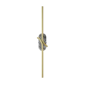 Wall Light MOD256WL-L5BS3K2 | Modern Gold & Marble LED Wall Lamp