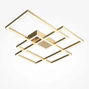 Stropna svetilka MOD016CL-L80BK | Moderna črna LED stropna svetilka