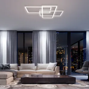Ceiling Light MOD015CL-L80W | Modern White LED Ceiling Lamp