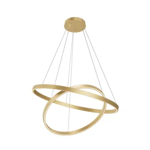 Viseča svetilka MOD058PL-L74BSK | Moderna zlata LED viseča svetilka