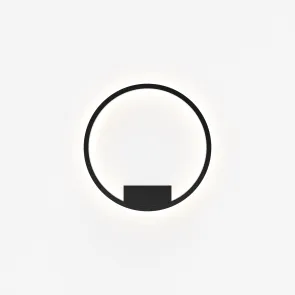 Stenska svetilka MOD058WL-L25BK | Moderna črna LED stenska svetilka