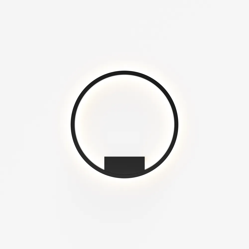 Stenska svetilka MOD058WL-L25BK | Moderna črna LED stenska svetilka