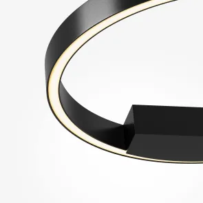 Stenska svetilka MOD058WL-L25BK | Moderna črna LED stenska svetilka