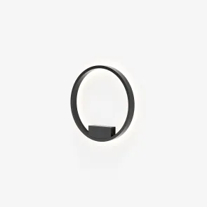 Stenska svetilka MOD058WL-L25BK | Moderna črna LED stenska svetilka