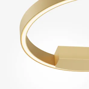 Wall Light MOD058WL-L25BSK | Modern Round Brass LED Wall Lamp