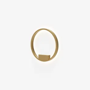 Wall Light MOD058WL-L25BSK | Modern Round Brass LED Wall Lamp