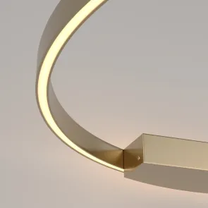 Wall Light MOD058WL-L50BS3K | Large Brass Ring LED Wall Lamp