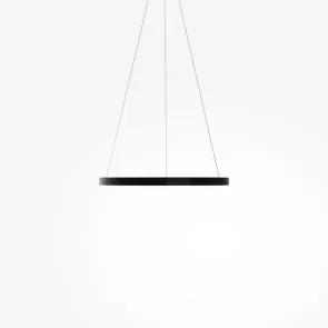 Pendant Light MOD058PL-L32BK | Modern Black Ring LED Pendant Lamp