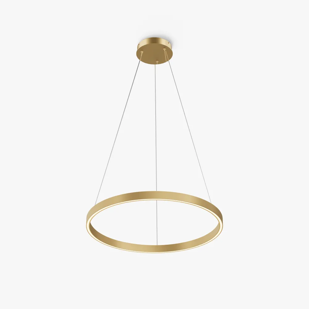 Pendant Light MOD058PL-L32BSK | Modern Gold Ring LED Pendant Lamp