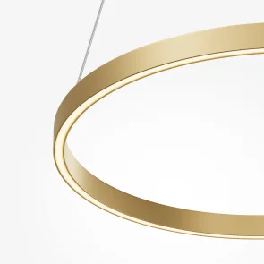 Pendant Light MOD058PL-L32BSK | Modern Gold Ring LED Pendant Lamp