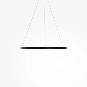 Pendant Light MOD058PL-L42BK | Modern Black Ring LED Pendant Lamp