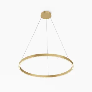 Pendant Light MOD058PL-L42BSK | Modern Gold Ring LED Pendant Lamp
