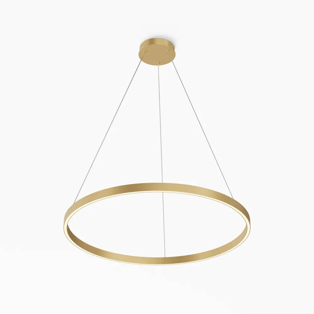 Viseča svetilka MOD058PL-L42BSK | Moderna zlata LED viseča svetilka