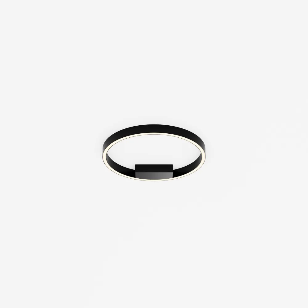 Ceiling Light MOD058CL-L25BK | Modern Black Ring LED Ceiling Lamp