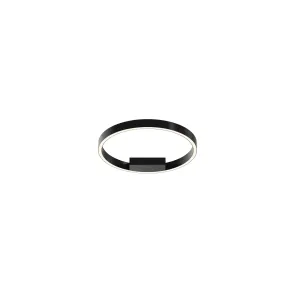 Ceiling Light MOD058CL-L25BK | Modern Black Ring LED Ceiling Lamp
