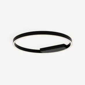 Ceiling Light MOD058CL-L35BK Black LED 35W Modern Round Ceiling Lamp for Living Room Bedroom