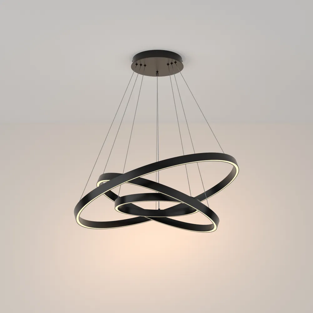 Ceiling Light MOD058CL-L35BSK LED 35W Gold Round Ceiling Lamp for Living Room and Bedroom