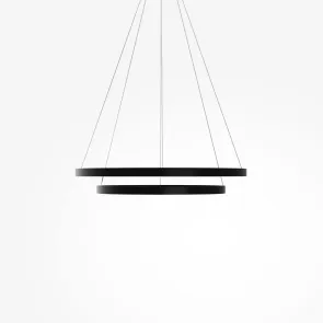 Pendant Light MOD058PL-L74BK Black LED 83W Modern Designer Chandelier