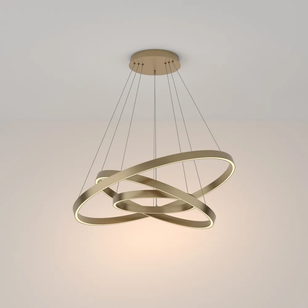 Viseča svetilka MOD058PL-L100BS3K zlata LED 115W dizajnerska svetilka 3000K