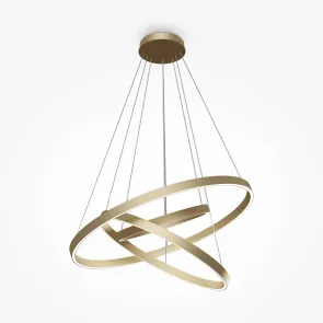 Pendant Light MOD058PL-L100BS4K Gold LED 115W Designer Chandelier 4000K