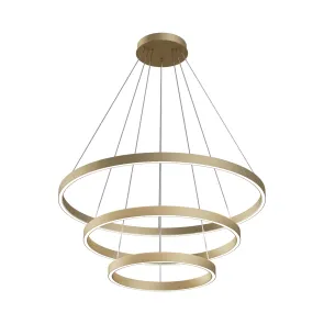 Viseča svetilka MOD058PL-L100BS4K zlata LED 115W dizajnerska svetilka 4000K