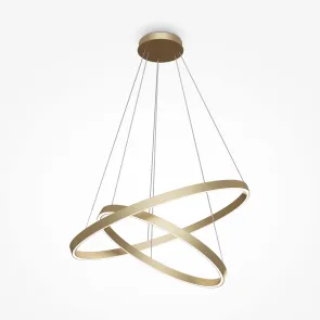Pendant Light MOD058PL-L74BS4K Gold LED 88W Designer Chandelier 4000K