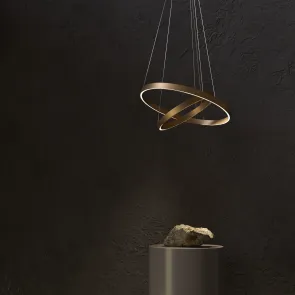 Pendant Light MOD058PL-L74BS4K Gold LED 88W Designer Chandelier 4000K
