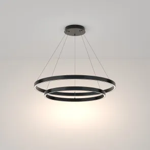 Viseča svetilka MOD058PL-L74B4K črna LED 88W dizajnerska svetilka 4000K