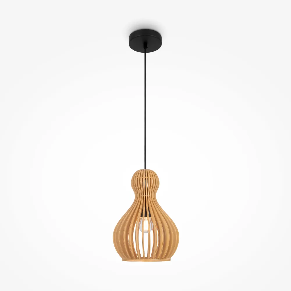 Pendant Light MOD192PL-01W Wooden Scandinavian Style Pendant Lamp E27